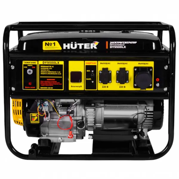 Генератор Huter DY9500LX 220 В Бензин/ 7.5 кВт photo 2
