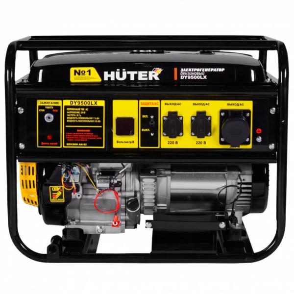 Генератор Huter DY9500LX 220 В Бензин/ 7.5 кВт photo 2