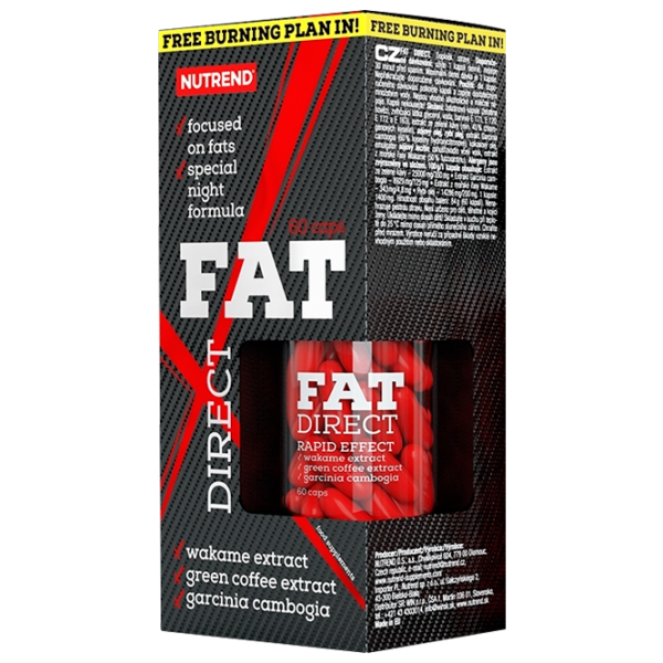 Arzătoare de grăsime Nutrend FAT DIRECT (15481) 60 capsule photo 2