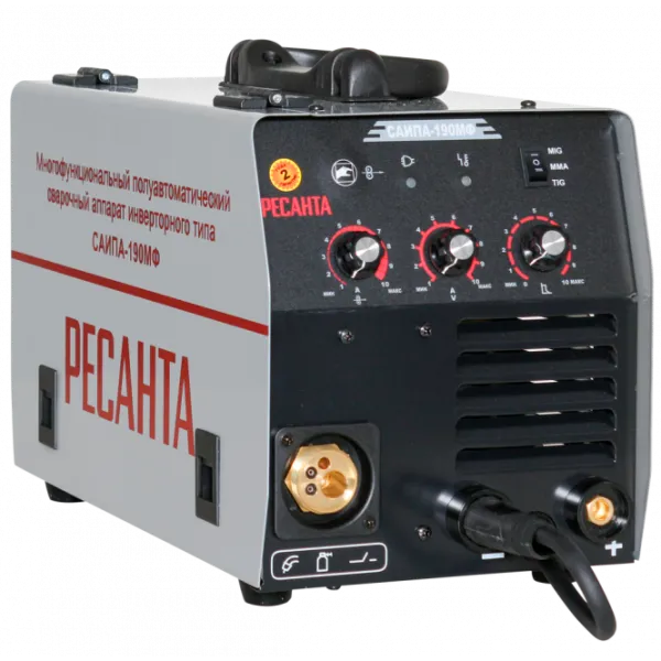 Aparat de sudat Resanta САИПА-190МФ 230 V semiautomat (MIG/ MAG) , cu gaz inert (TIG) photo 4
