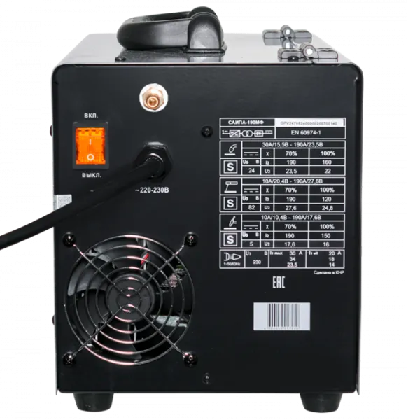Aparat de sudat Resanta САИПА-190МФ 230 V semiautomat (MIG/ MAG) , cu gaz inert (TIG) photo 6