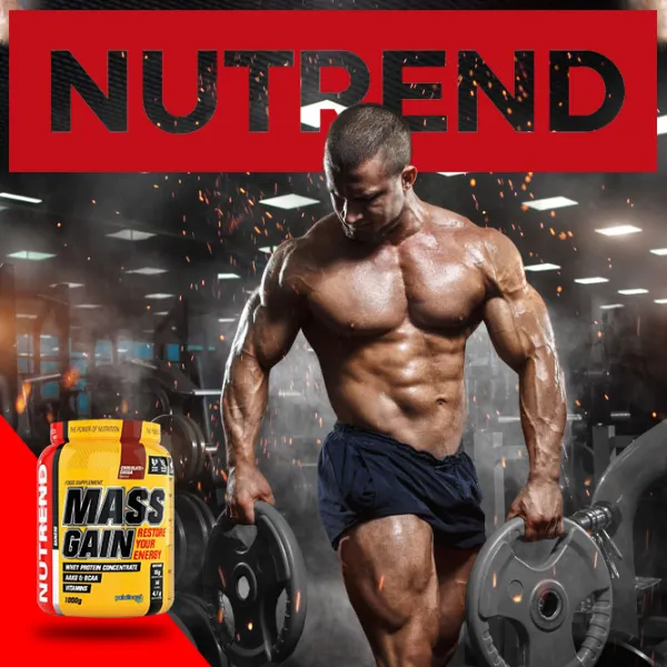 Gainer Nutrend Mass Gain (925) Ciocolată, Cacao 1000 g photo 4