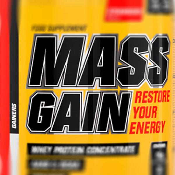 Gainer Nutrend Mass Gain (931) Сăpșuni 2250 g photo 2