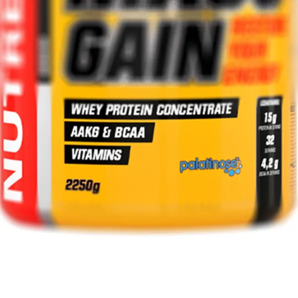 Gainer Nutrend Mass Gain (931) Сăpșuni 2250 g photo 3