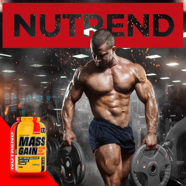 Gainer Nutrend Mass Gain (931) Сăpșuni 2250 g photo 4