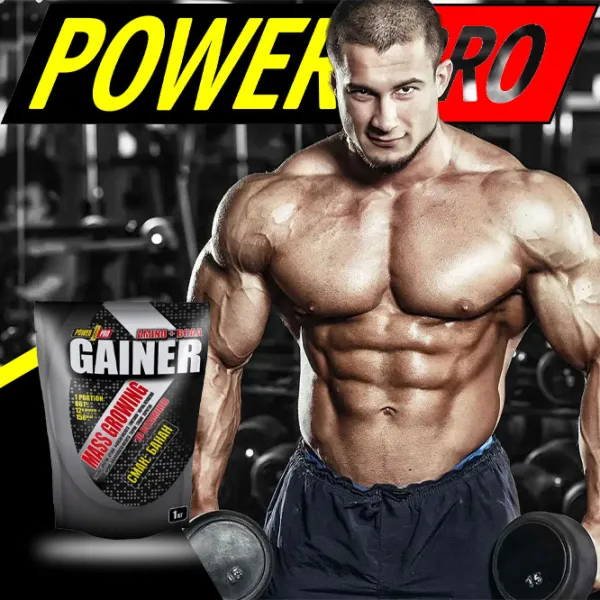 Gainer POWER PRO Gainer Amino+BCAA (30087) Banană 1000 g photo 2 Gainer POWER PRO Gainer Amino+BCAA (30087) Banană 1000 g photo 2