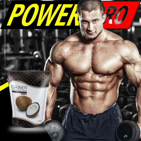 Gainer POWER PRO Low Protein System (29151) Lapte de nucă de cocos 1000 g photo 2