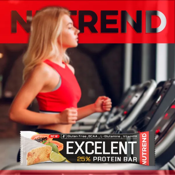 Batoane proteice Nutrend EXCELENT PROTEIN BAR Lime, papaya (24916) 85 g photo 2