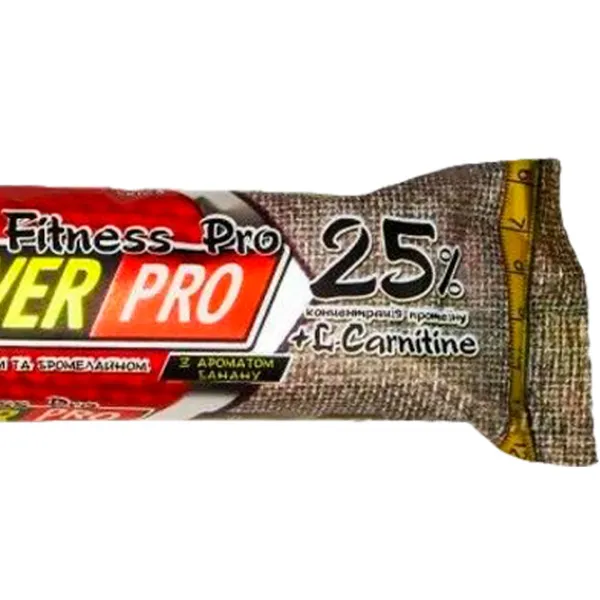 Batoane proteice POWER PRO PROTEIN BAR Banană (30100) 60 g photo 2