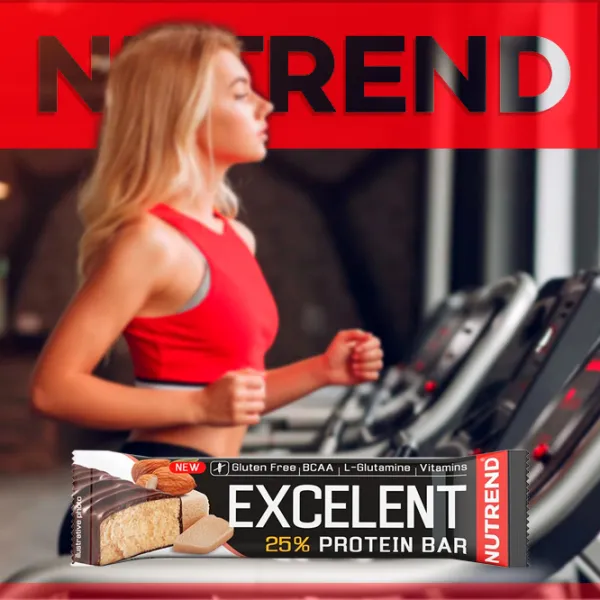 Batoane proteice Nutrend EXCELENT PROTEIN BAR Unt de arahide (29422) 85 g photo 2