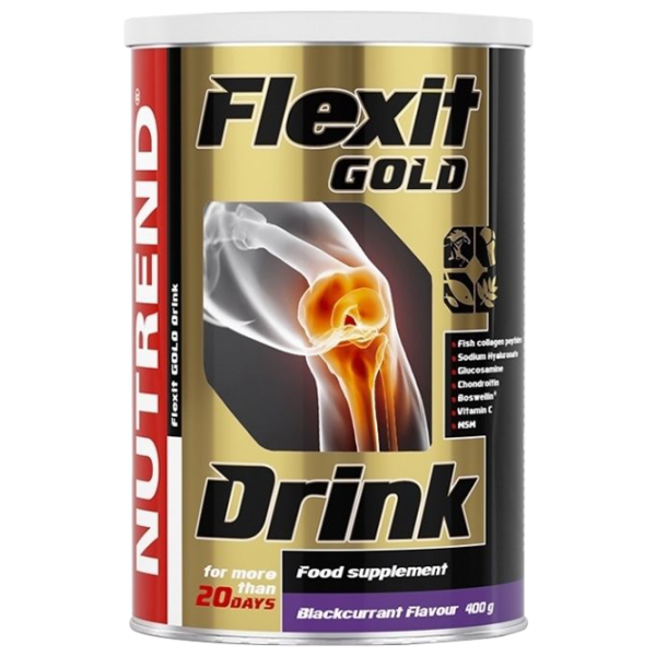 Condroprotectoare Nutrend FLEXIT GOLD DRINK (5535) Coacăză neagră 400 g photo 2 Condroprotectoare Nutrend FLEXIT GOLD DRINK (5535) Coacăză neagră 400 g photo 2