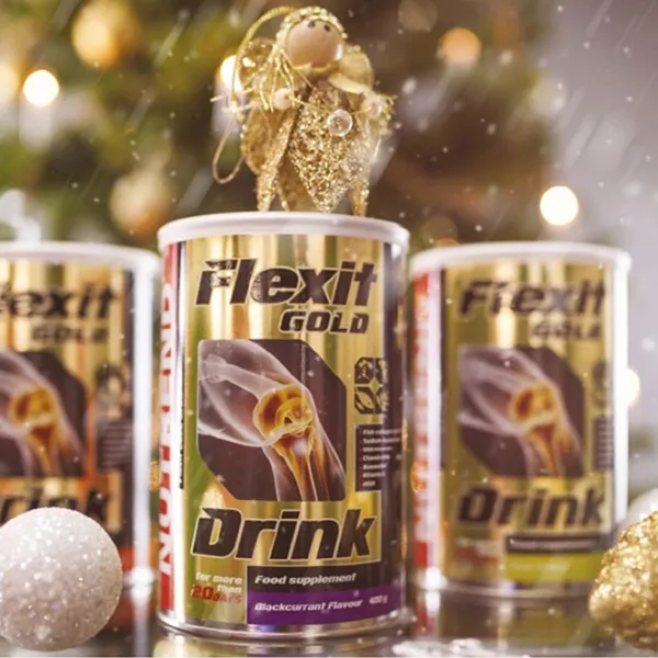 Condroprotectoare Nutrend FLEXIT GOLD DRINK (5535) Coacăză neagră 400 g photo 3 Condroprotectoare Nutrend FLEXIT GOLD DRINK (5535) Coacăză neagră 400 g photo 3