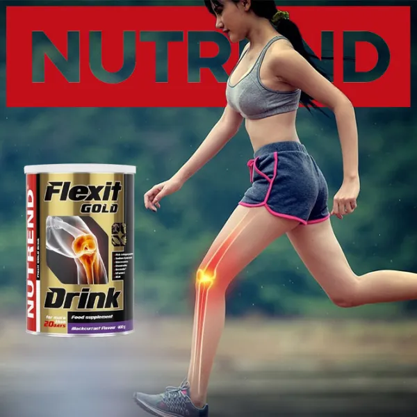Condroprotectoare Nutrend FLEXIT GOLD DRINK (5535) Coacăză neagră 400 g photo 4 Condroprotectoare Nutrend FLEXIT GOLD DRINK (5535) Coacăză neagră 400 g photo 4