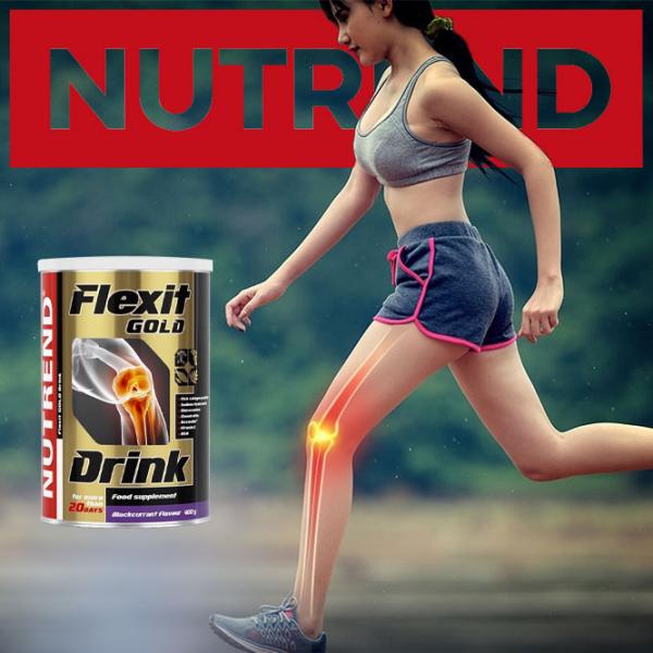 Condroprotectoare Nutrend FLEXIT GOLD DRINK (5535) Coacăză neagră 400 g photo 4 Condroprotectoare Nutrend FLEXIT GOLD DRINK (5535) Coacăză neagră 400 g photo 4