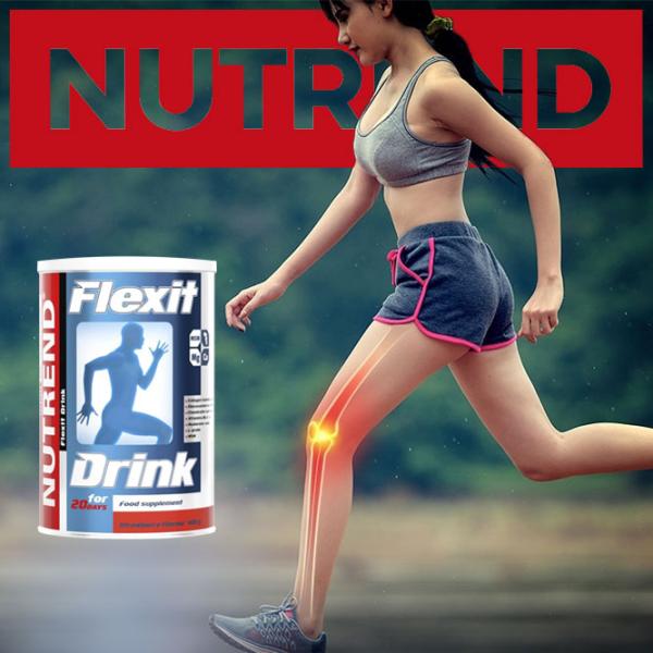 Condroprotectoare Nutrend FLEXIT DRINK (14494) Сăpșuni 400 g photo 3