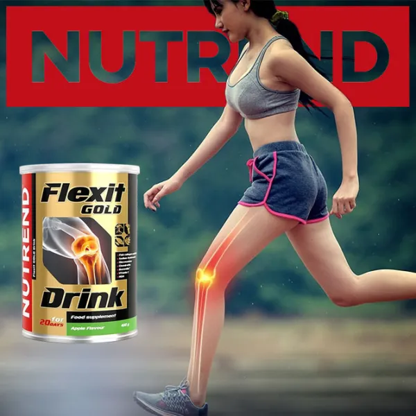 Condroprotectoare Nutrend FLEXIT GOLD DRINK (30860) Măr verde 400 g photo 3