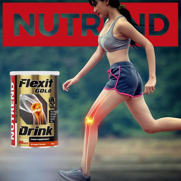 Condroprotectoare Nutrend FLEXIT GOLD DRINK (7605) Portocală 400 g photo 3
