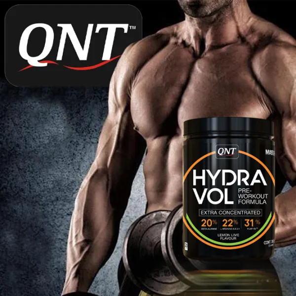 Complexe preantrenament QNT HYDRAVOL EXTRA CONCENTRATED PRE-WORKOUT (9747) Lămîe 300 g photo 2