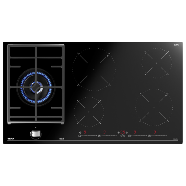 Plită încorporabilă cu inducție Teka JZC 95314 ABN BK Black photo 2