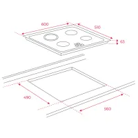 Электрическая варочная панель Teka TZ 6415 Черный photo 3