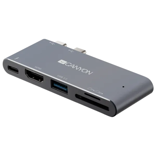 Adapter Canyon DS-5 USB 3.0/ Gray photo 2