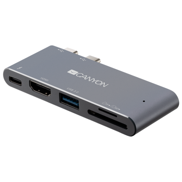 Adapter Canyon DS-5 USB 3.0/ Gray photo 2