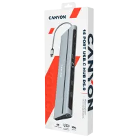 Adapter Canyon DS-9 USB Type-C/ Silver photo 4