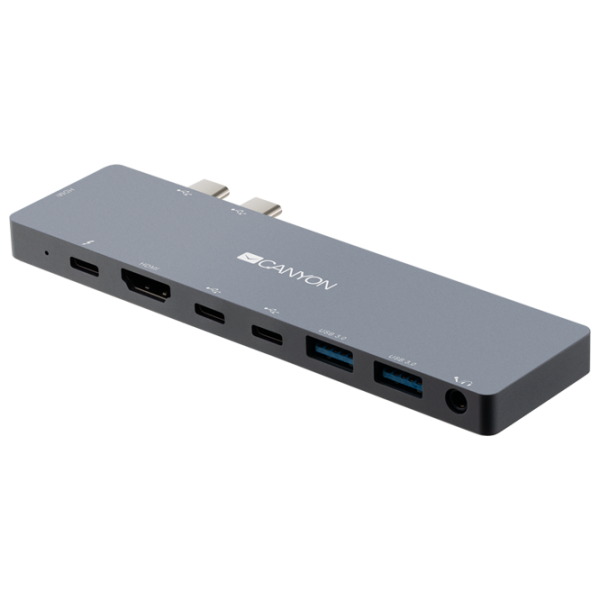 Адаптер Canyon DS-8 USB Type-C/ Серый photo 2