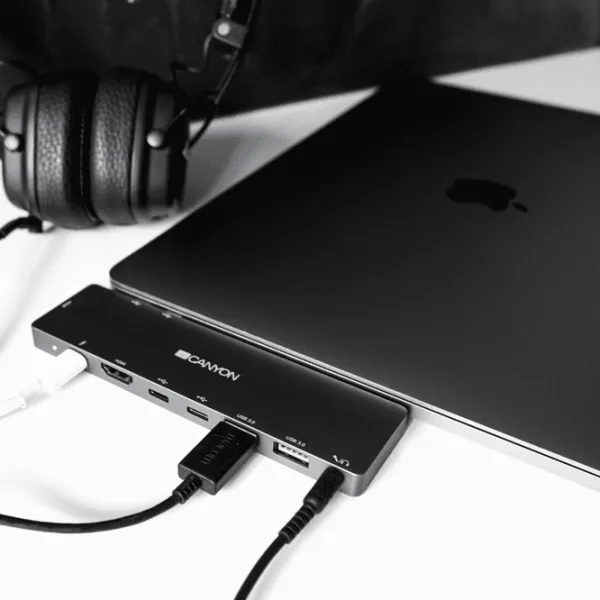 Адаптер Canyon DS-8 USB Type-C/ Серый photo 5
