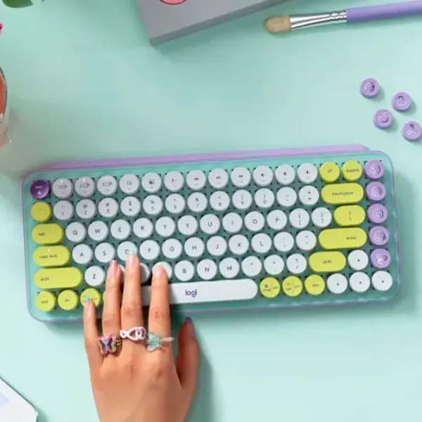 Клавиатура Logitech POP Keys Беспроводные/ Мятный photo 6