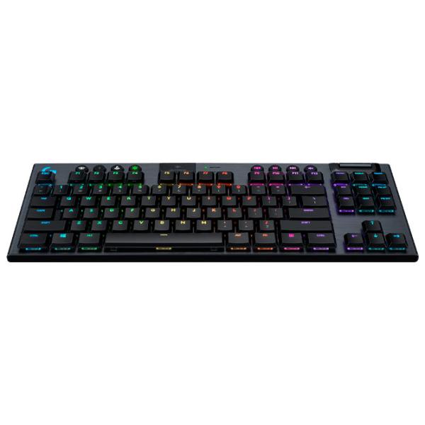 Tastatură Logitech G915 TKL Fără fir + Cu fir/ Black photo 2