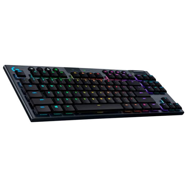 Tastatură Logitech G915 TKL Fără fir + Cu fir/ Black photo 3