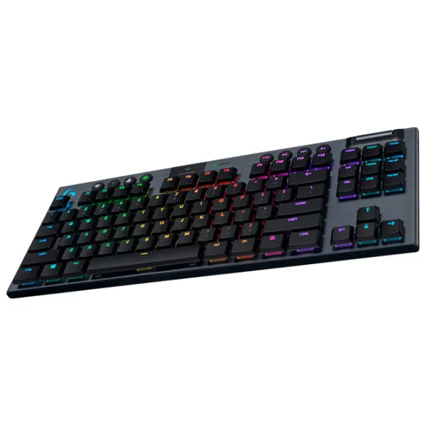 Tastatură Logitech G915 TKL Fără fir + Cu fir/ Black photo 4