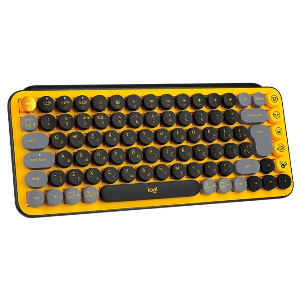 Клавиатура Logitech POP Keys Беспроводные/ Желтый photo 3