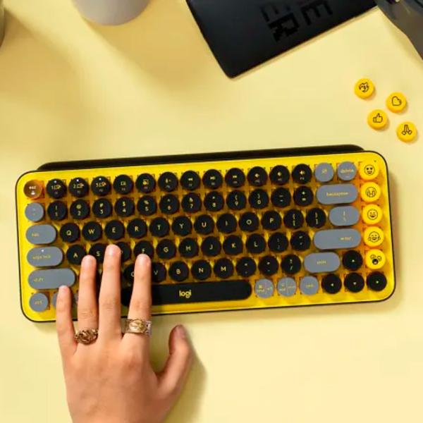 Клавиатура Logitech POP Keys Беспроводные/ Желтый photo 7
