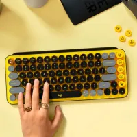 Tastatură Logitech POP Keys Fără fir / Yellow photo 7