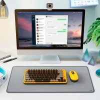 Tastatură Logitech POP Keys Fără fir / Yellow photo 8
