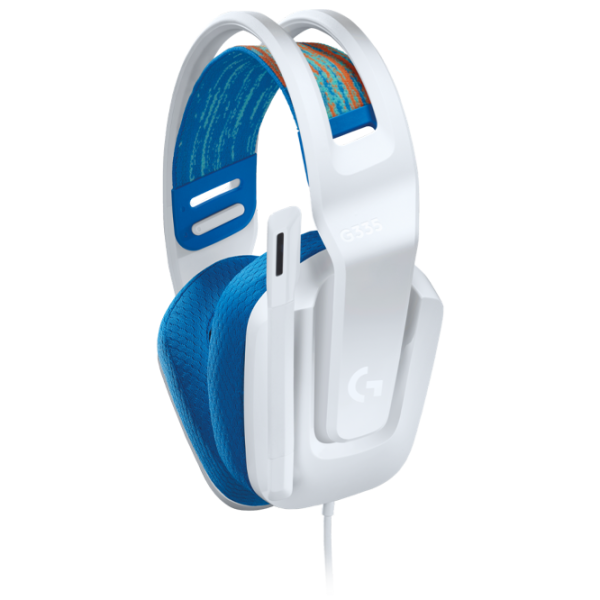 Наушники Logitech G335 Синий Белый Проводная/ Игровой photo 2
