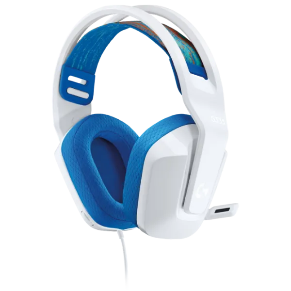 Наушники Logitech G335 Синий Белый Проводная/ Игровой photo 3