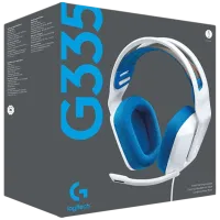 Наушники Logitech G335 Синий Белый Проводная/ Игровой photo 4
