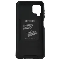 Husă pentru smartphone Samsung Galaxy A12/ Galaxy M12 WAVE/ Back/ TPU/ PC/ Black photo 2