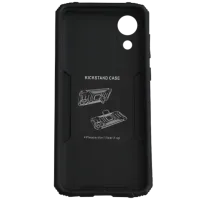 Husă pentru smartphone Samsung Galaxy A03 WAVE / Back / PC / Black photo 2