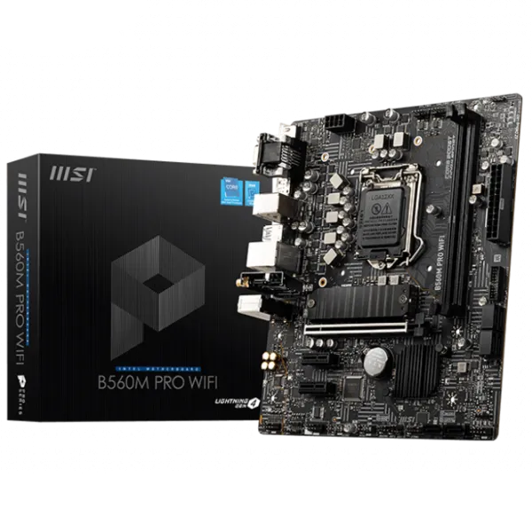 Материнская плата MSI B560M PRO WIFI mATX/ Intel B560 photo 5 Материнская плата MSI B560M PRO WIFI mATX/ Intel B560 photo 5