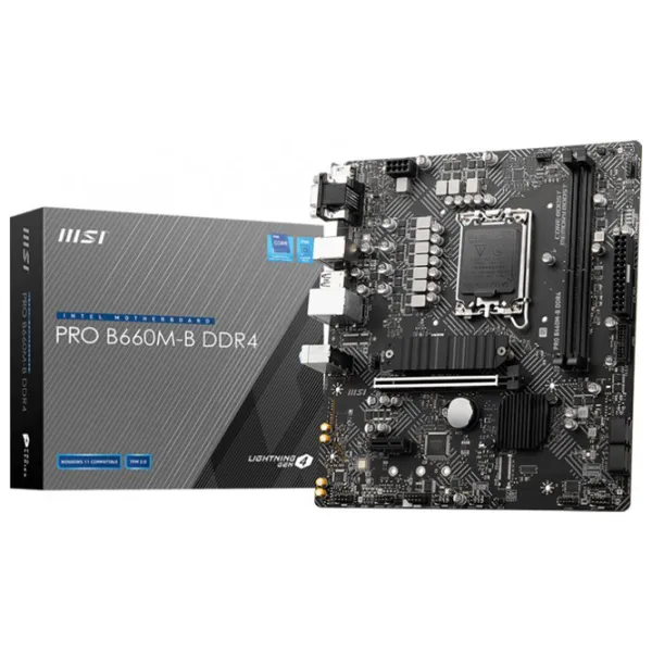 Материнская плата MSI PRO B660M-B mATX/ Intel B660 photo 5 Материнская плата MSI PRO B660M-B mATX/ Intel B660 photo 5