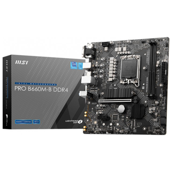 Материнская плата MSI PRO B660M-B mATX/ Intel B660 photo 5 Материнская плата MSI PRO B660M-B mATX/ Intel B660 photo 5