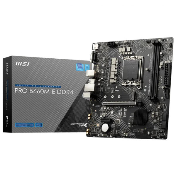Материнская плата MSI PRO B660M-E mATX/ Intel B660 photo 5 Материнская плата MSI PRO B660M-E mATX/ Intel B660 photo 5