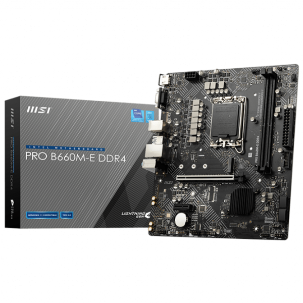 Материнская плата MSI PRO B660M-E mATX/ Intel B660 photo 5 Материнская плата MSI PRO B660M-E mATX/ Intel B660 photo 5