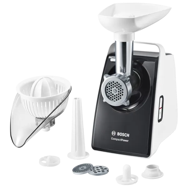 Mașină de tocat carne Bosch MFW3630A 1600 W/ 1.9 kg/ min/ White photo 2