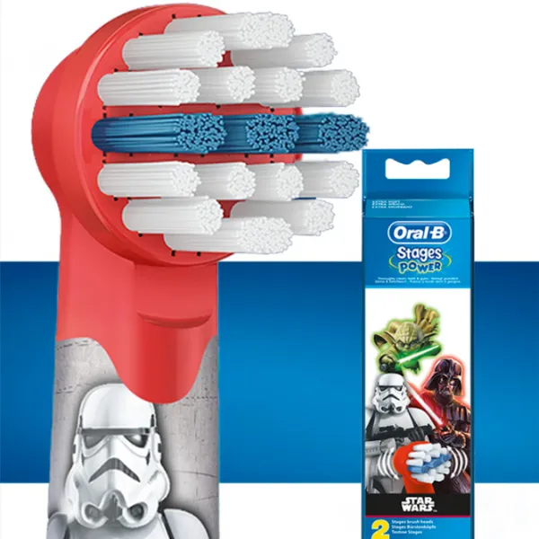 Rezervă pentru periuțe de dinți Braun EB10-2 Star Wars Pentru copii/ Red photo 3