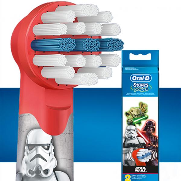 Rezervă pentru periuțe de dinți Braun EB10-2 Star Wars Pentru copii/ Red photo 3